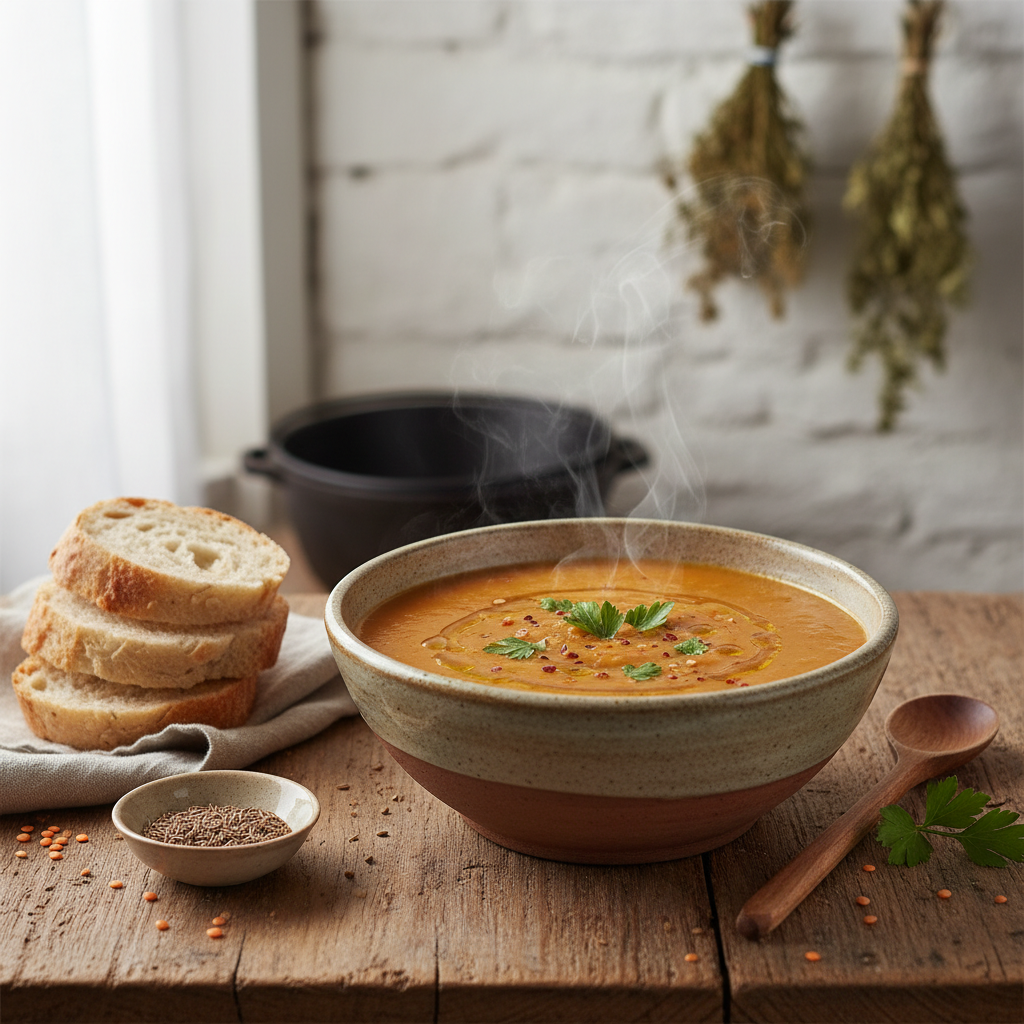 Soupe de Lentilles Rouges