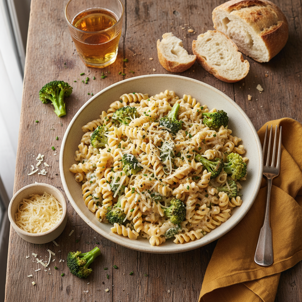 Pâtes au Gruyère et Brocoli