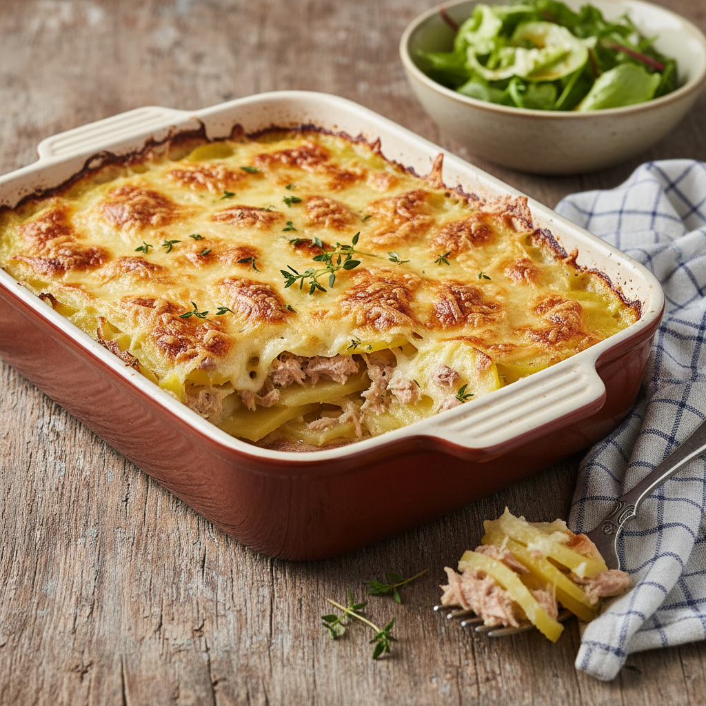 Gratin de Pommes de Terre et Thon