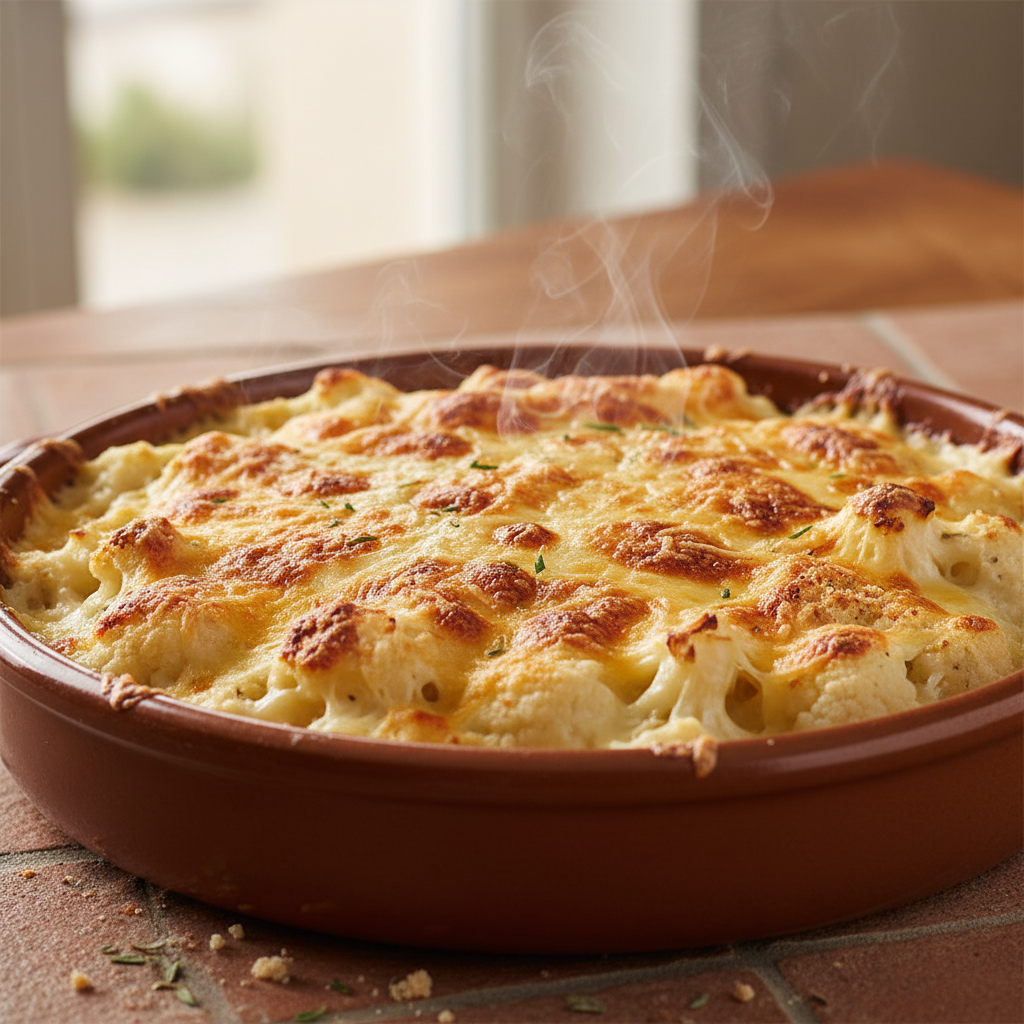 Gratin de Chou-fleur au Gruyère