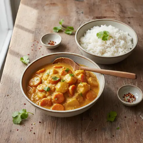 Asian Carrot and Potato Curry