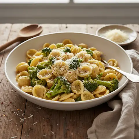 Pasta with Parmesan and Broccoli