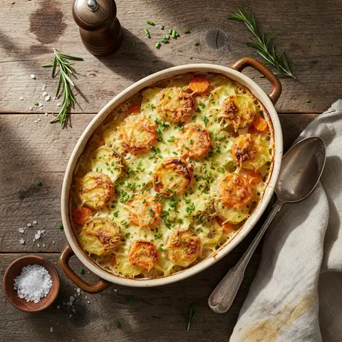Potato and Carrot Gratin