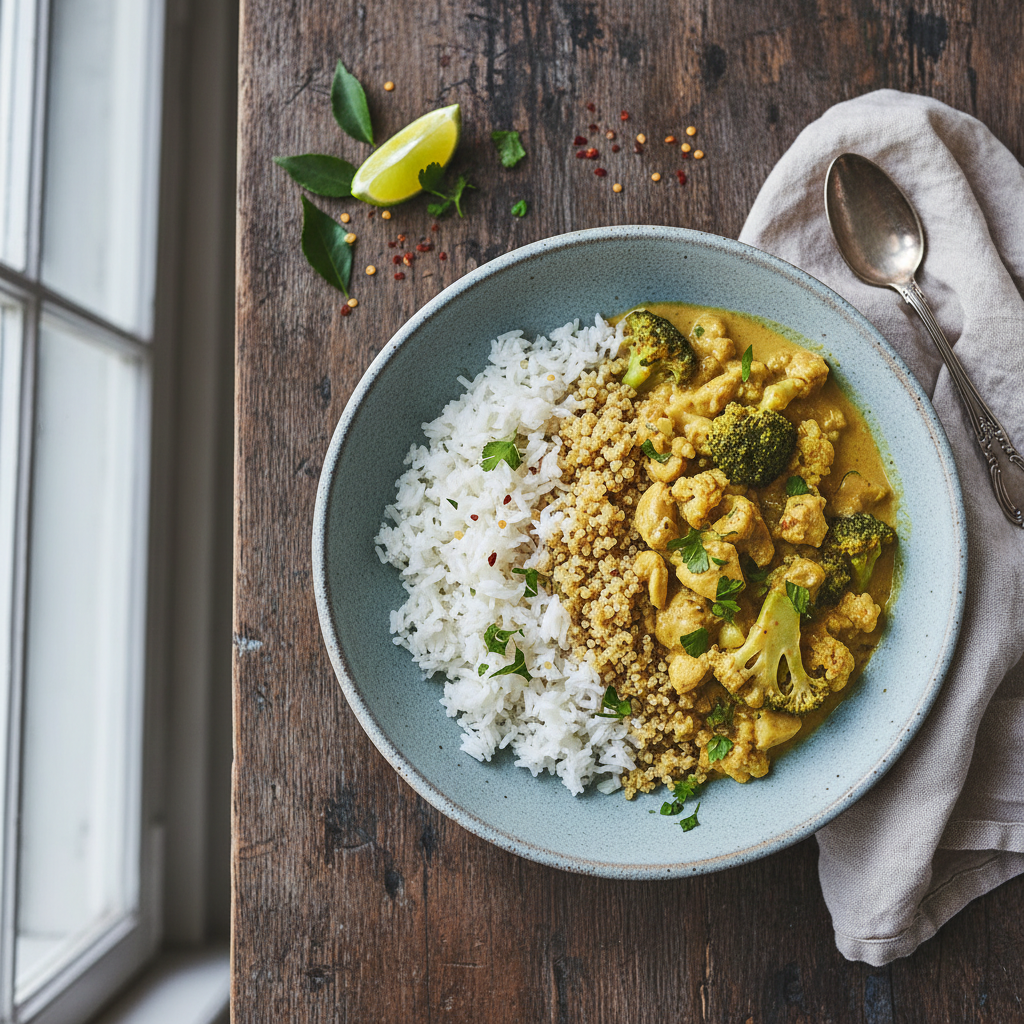 Curry de Brocoli et Chou-Fleur