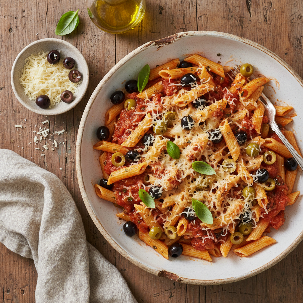 Penne à la Méditerranéenne