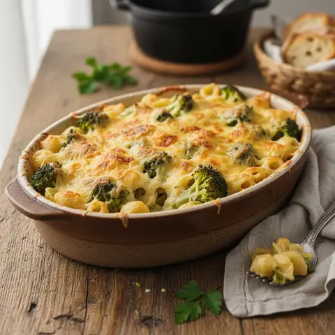 Nudeln mit Gruyère und Brokkoli