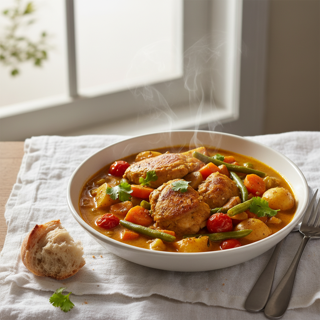 Curry de Poulet aux Légumes