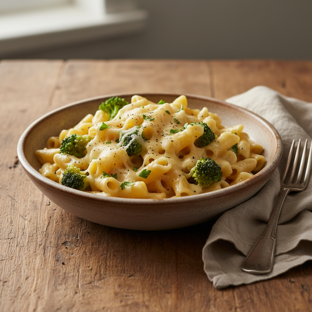 Pâtes au Gruyère et Brocoli