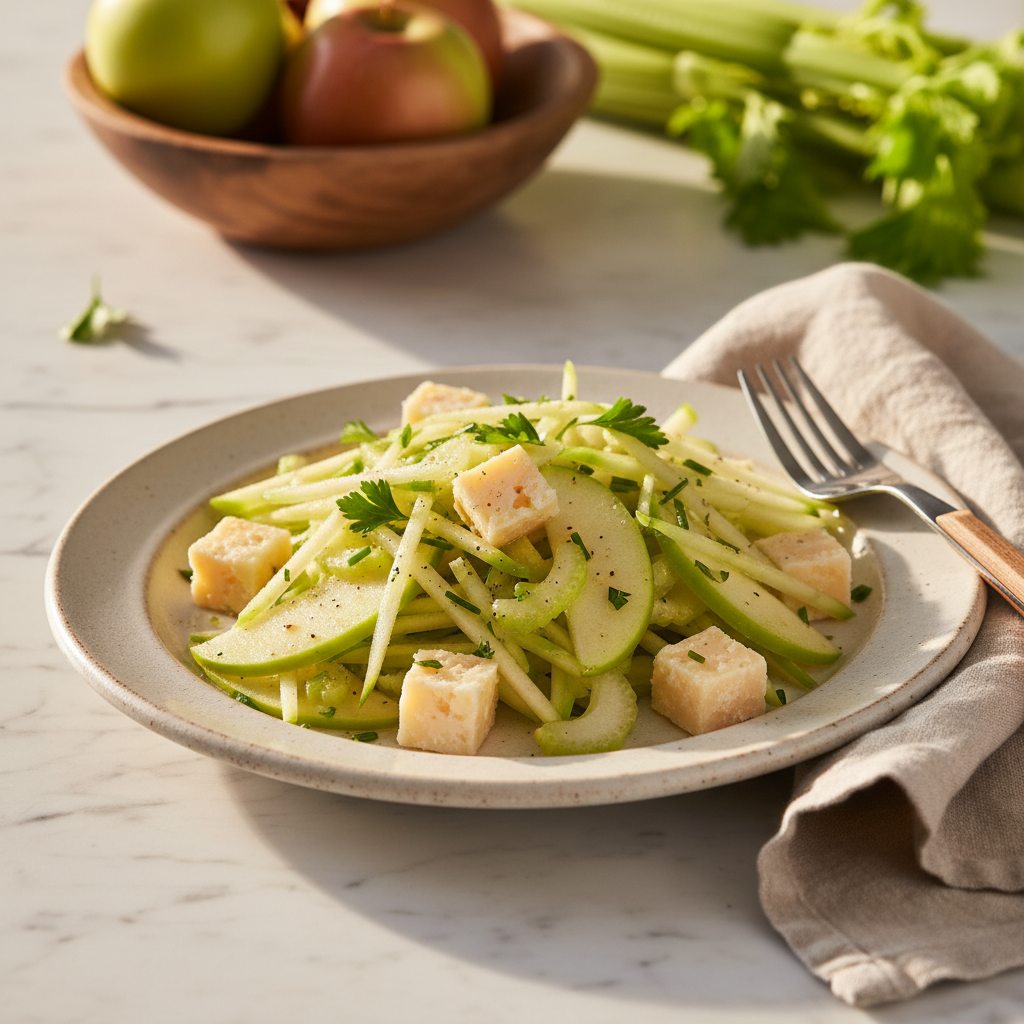 Salade Composée Comté, Pomme et Céleri