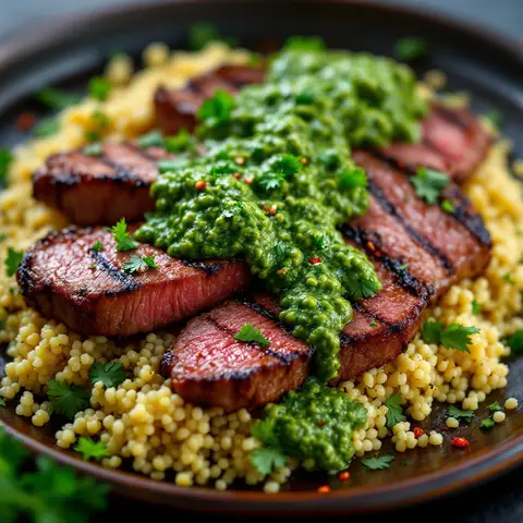 Chimichurri de Boeuf et Quinoa Argentin