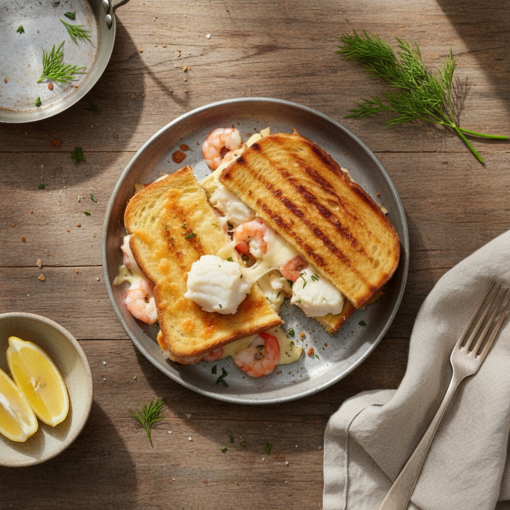 Sandwich Gourmand Pain de Mie Grillé