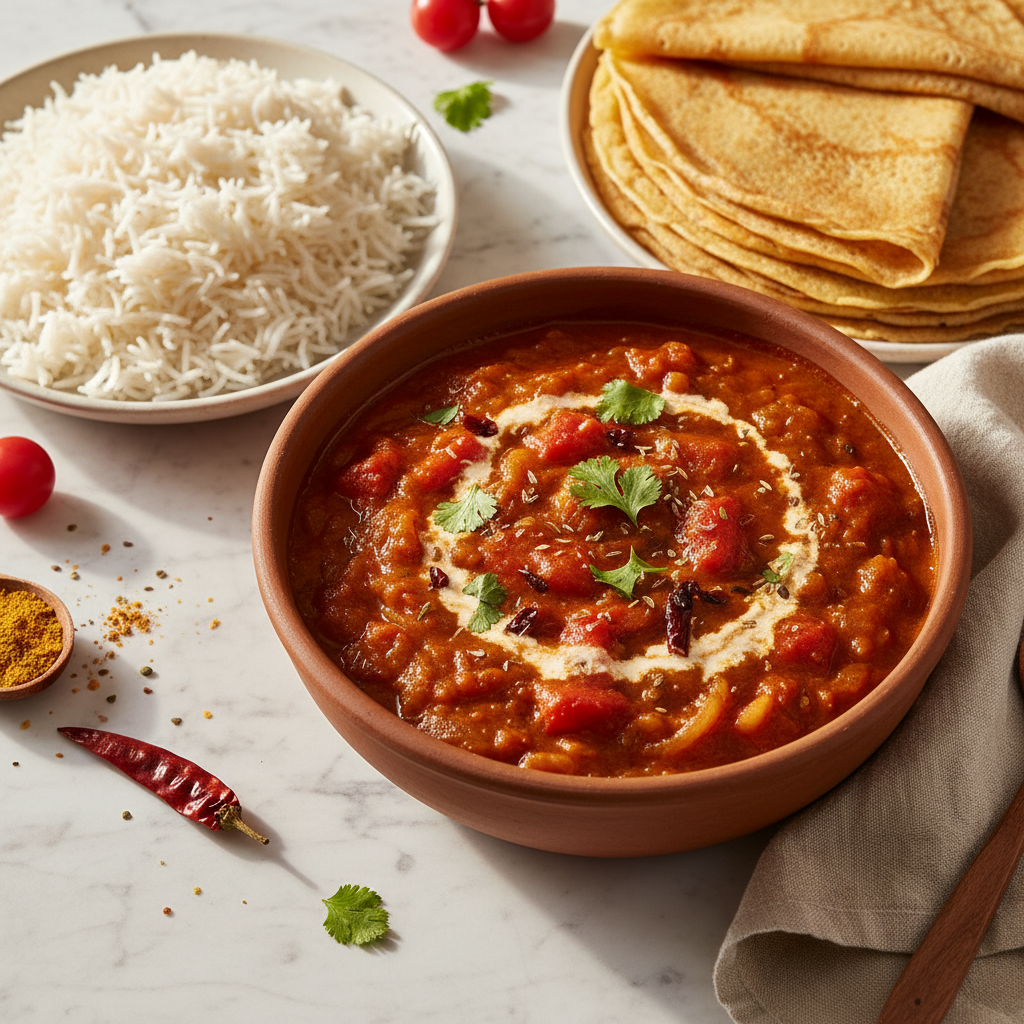 Curry Indien Végétarien aux Tomates