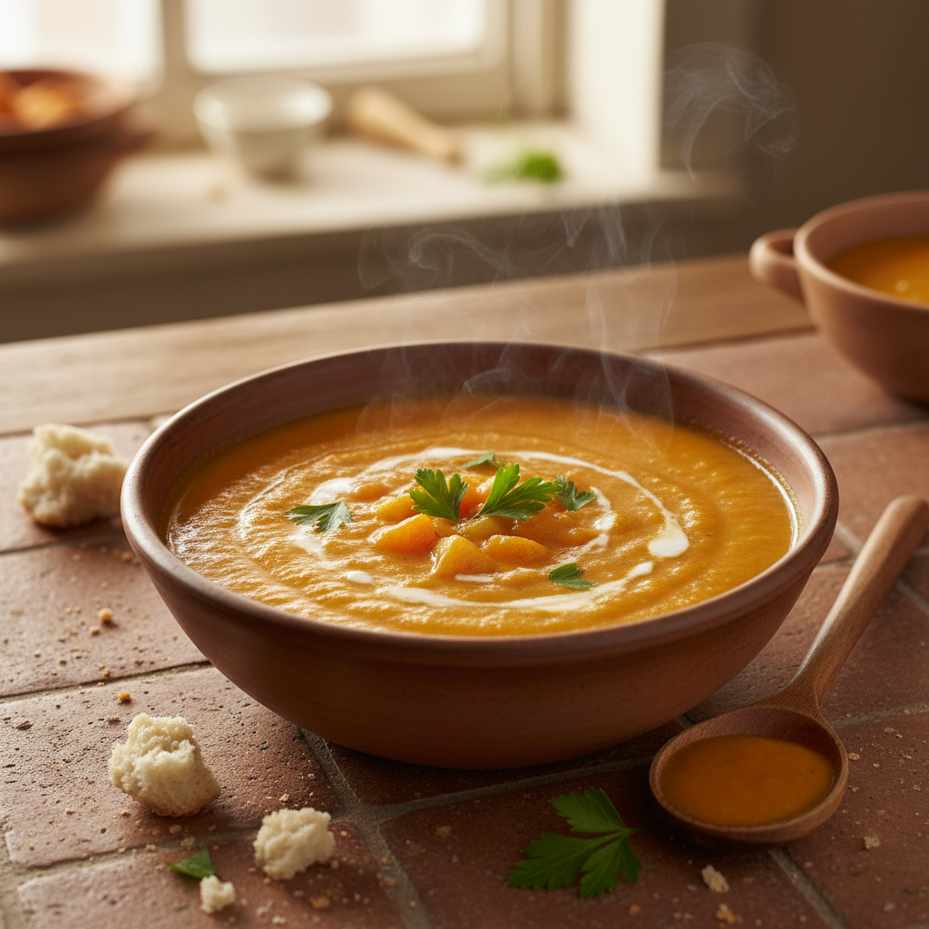 Soupe de carotte et pomme de terre