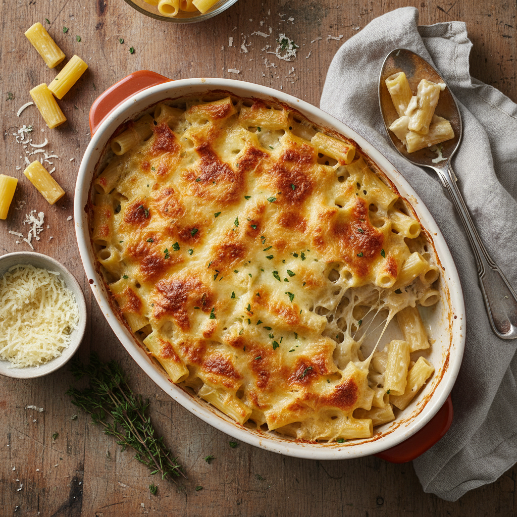 Gratin de Pâtes au Fromage