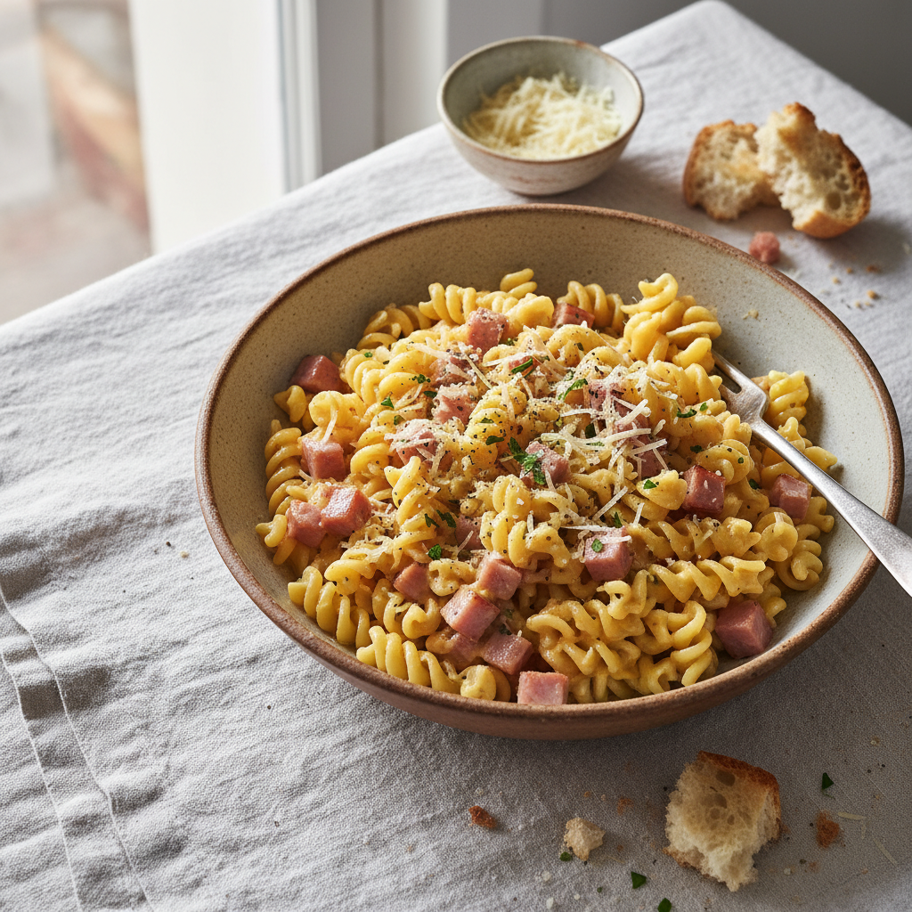 Pâtes à la Carbonara Simplifiée