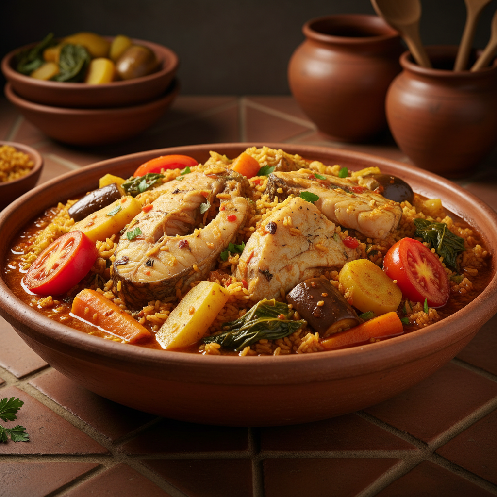 Thieboudienne (Riz au Poisson Sénégalais)