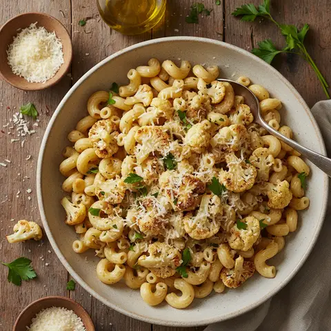 Pasta mit Blumenkohl und Parmesan