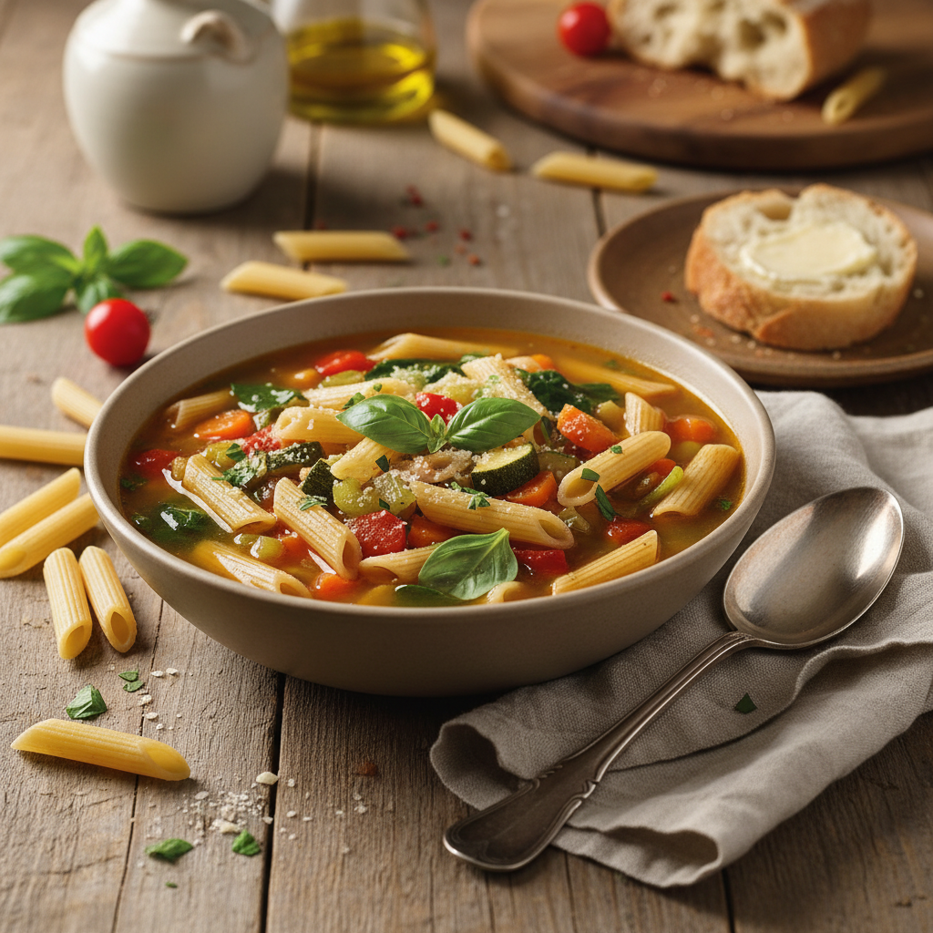 Soupe Minestrone aux Pâtes