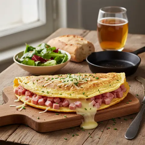 Ham and Cheese Omelette