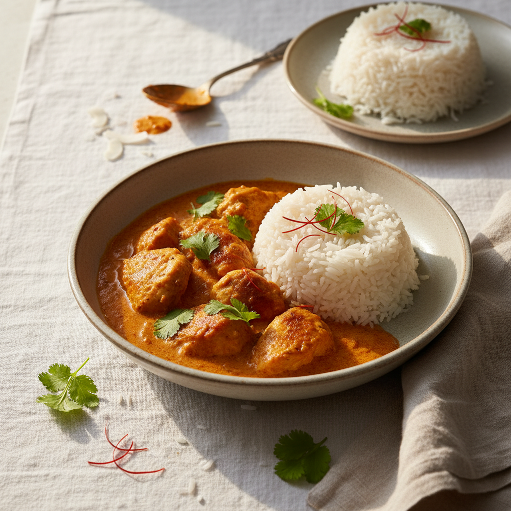 Poulet Curry Coco Facile