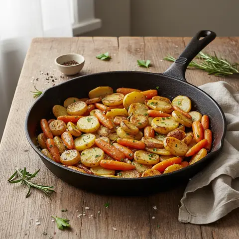 Sautéed Carrots and Potatoes