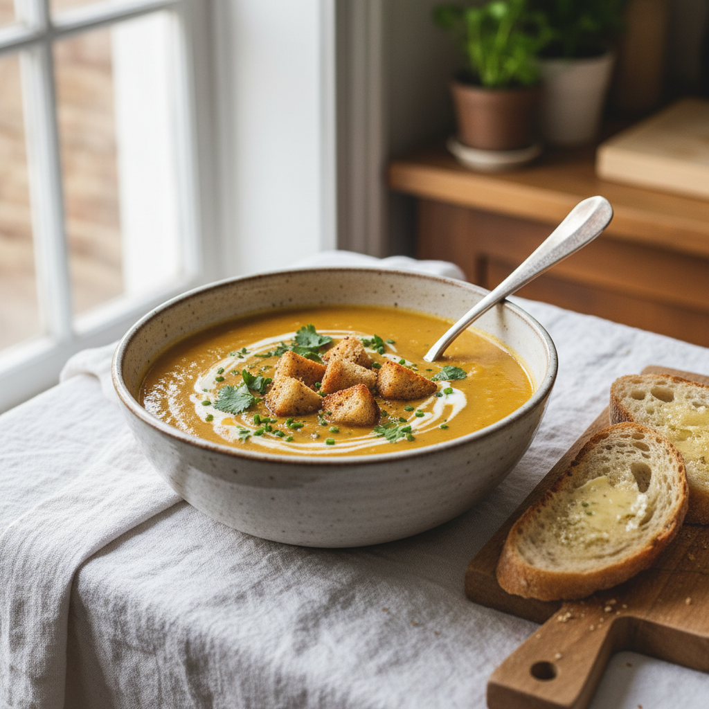 Soupe Crémeuse Carotte-Chou-Fleur