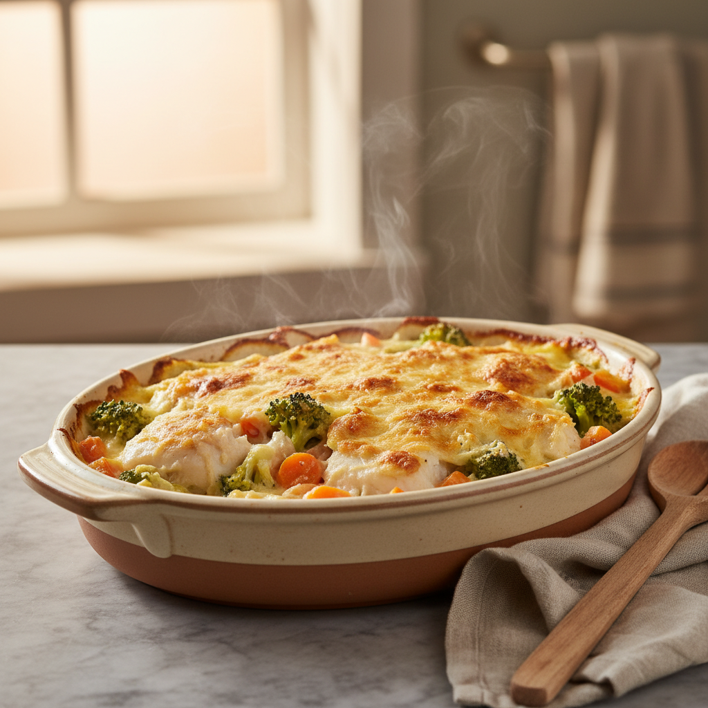 Gratin de Poisson aux Légumes