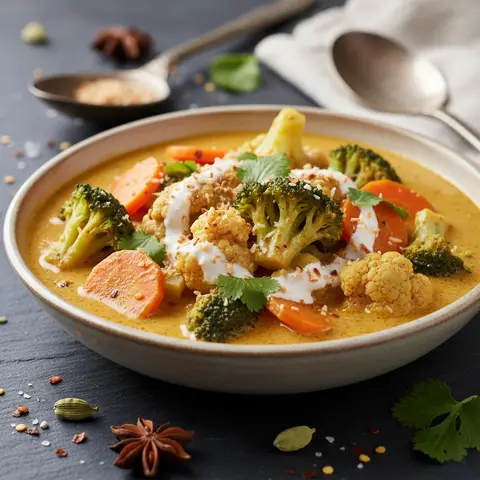 Gemüse-Curry mit Kokosmilch