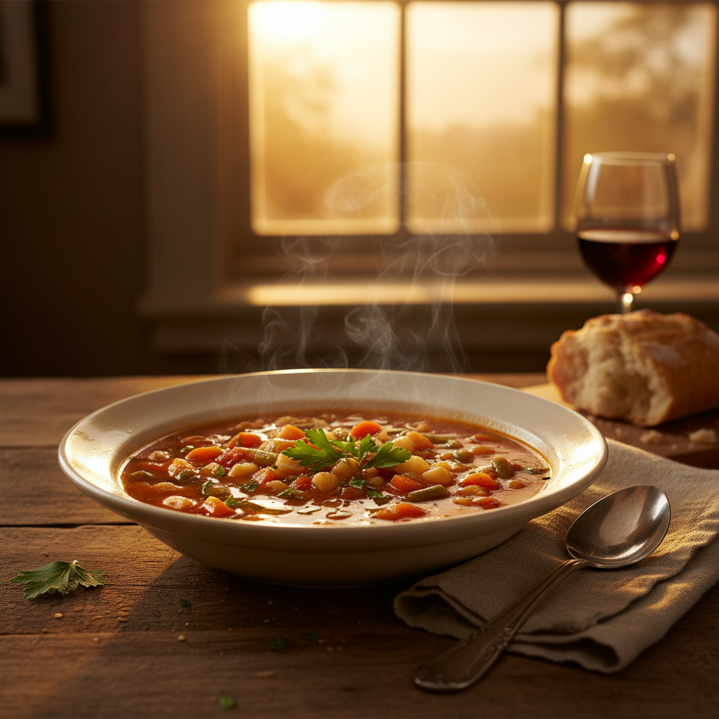 Soupe Minestrone aux Pâtes