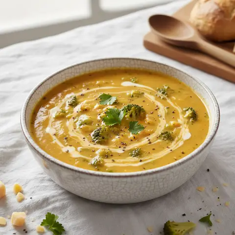 Cheddar-Brokkoli-Suppe