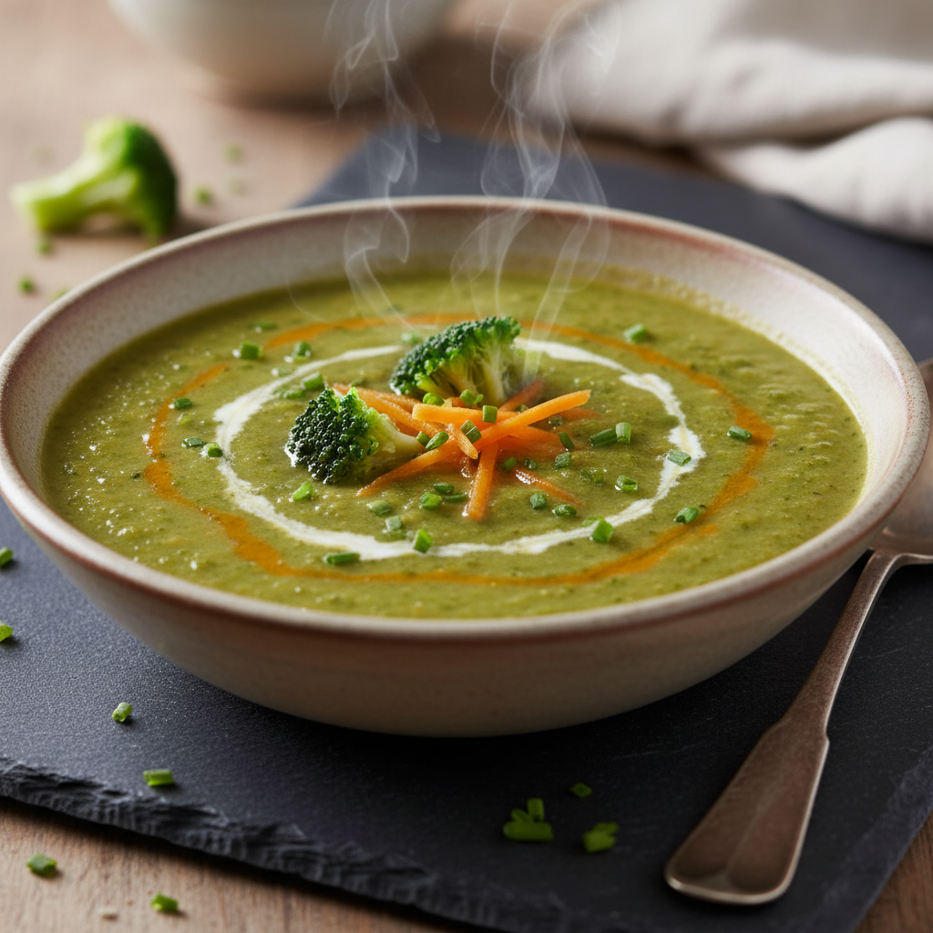 Velouté de brocoli et carotte
