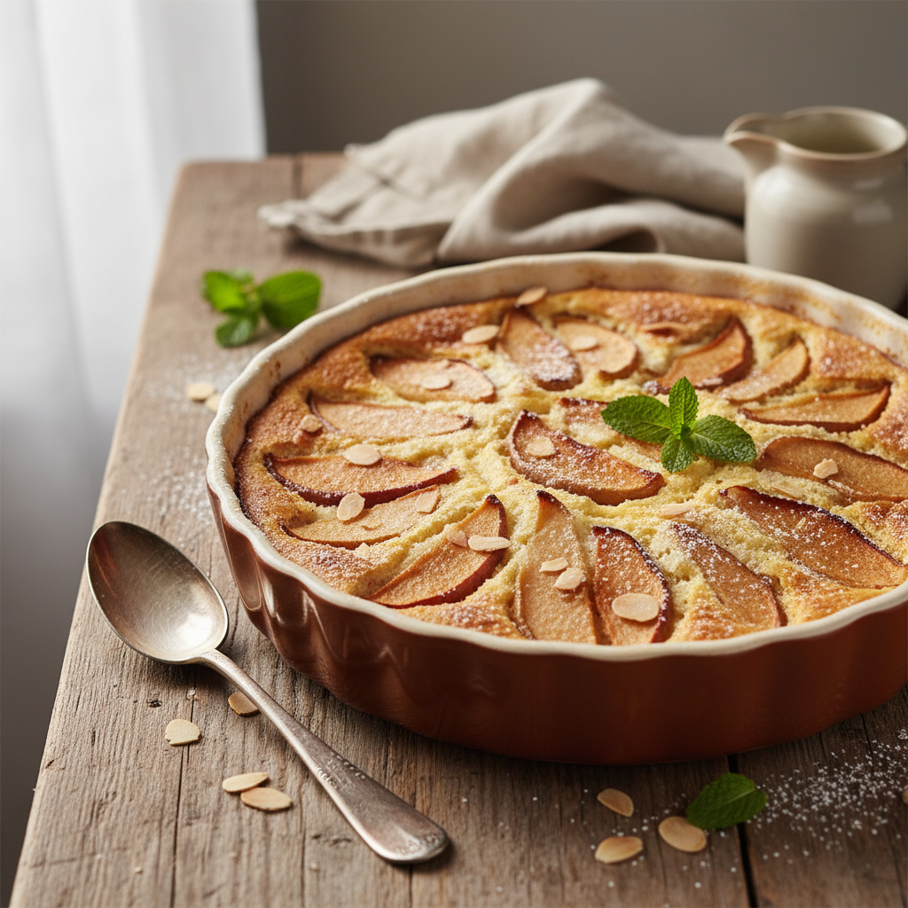 Clafoutis aux pommes et poires