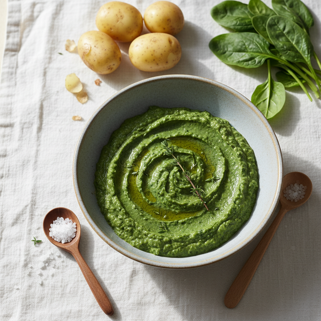 Purée d'Épinards et Pommes de Terre