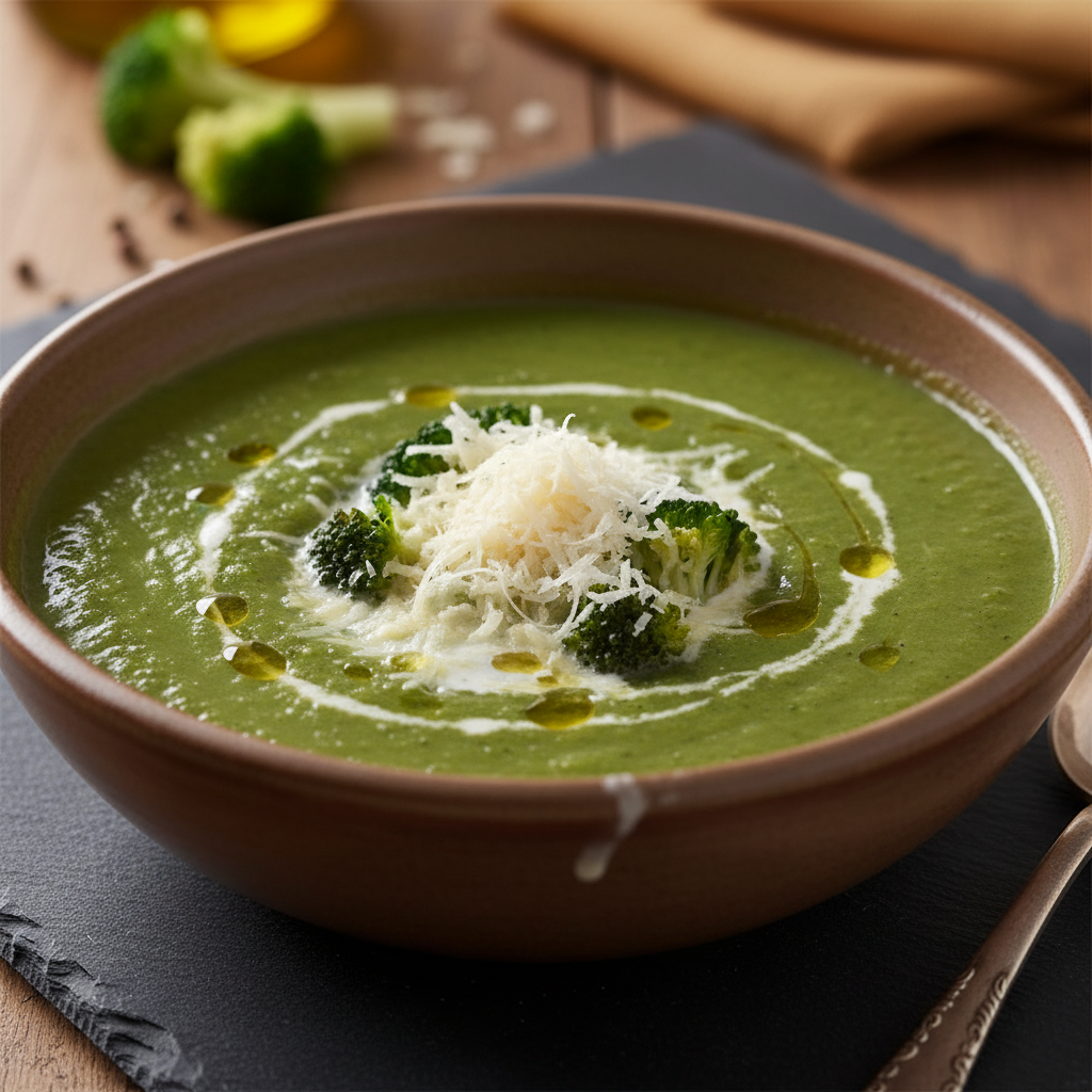 Soupe Brocoli-Parmesan