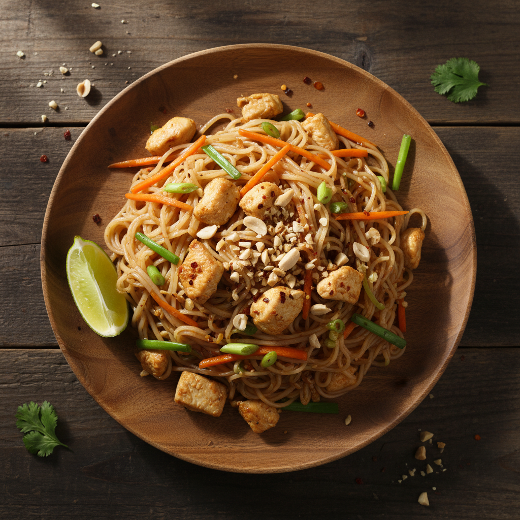 Pad Thaï Poulet Simple