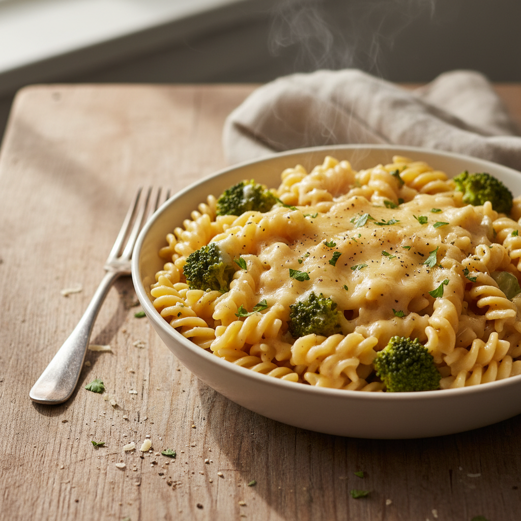 Pâtes au Gruyère et Brocoli