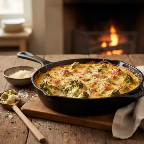 Broccoli and Cheese Gratin