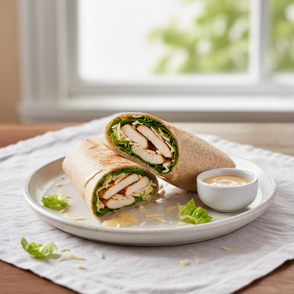 Wrap Poulet Salade Fromage