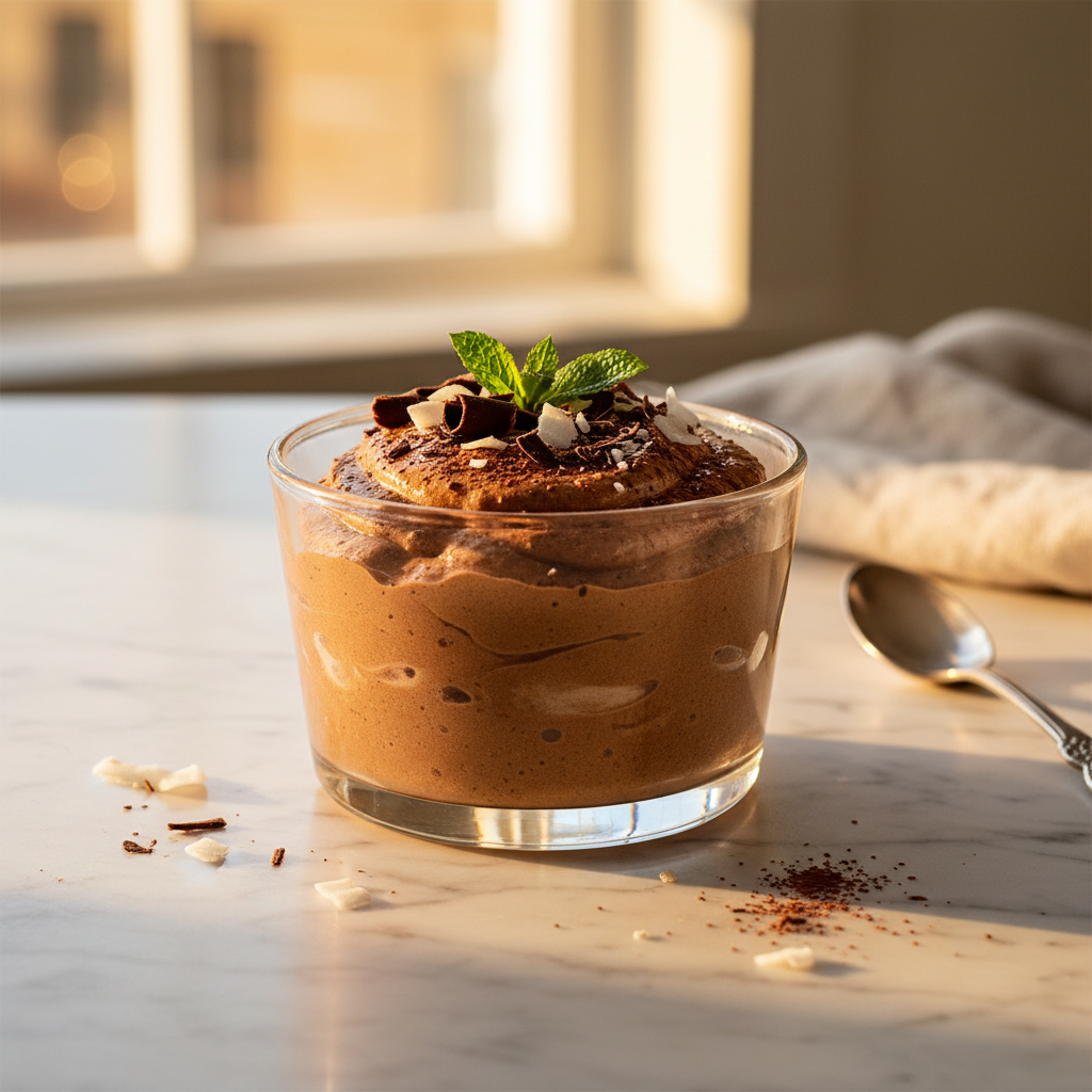 Mousse Légère Chocolat-Lait de Coco