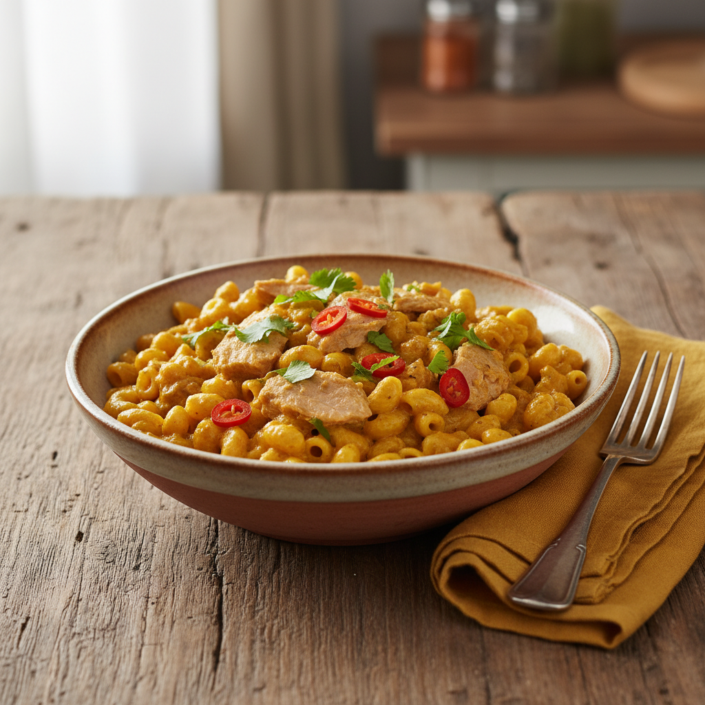 Curry de Thon aux Coquillettes