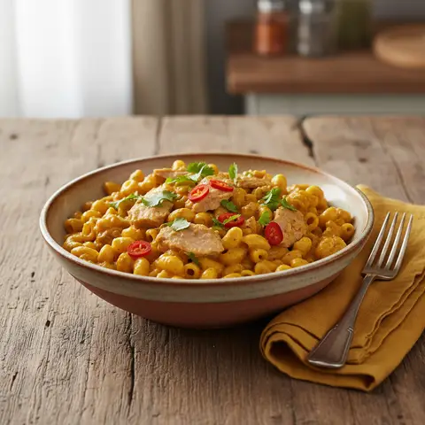 Tuna Curry with Shells