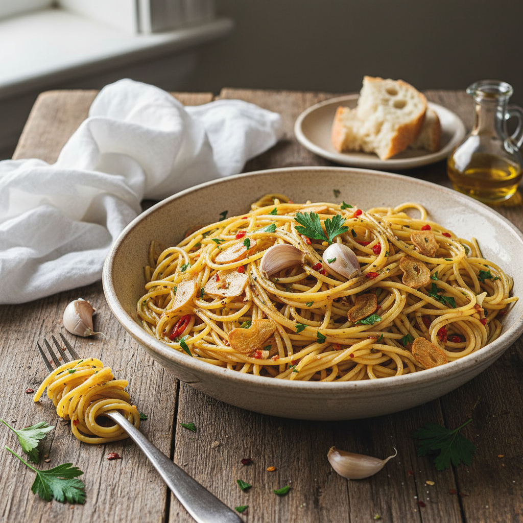Pâtes Aglio e Olio