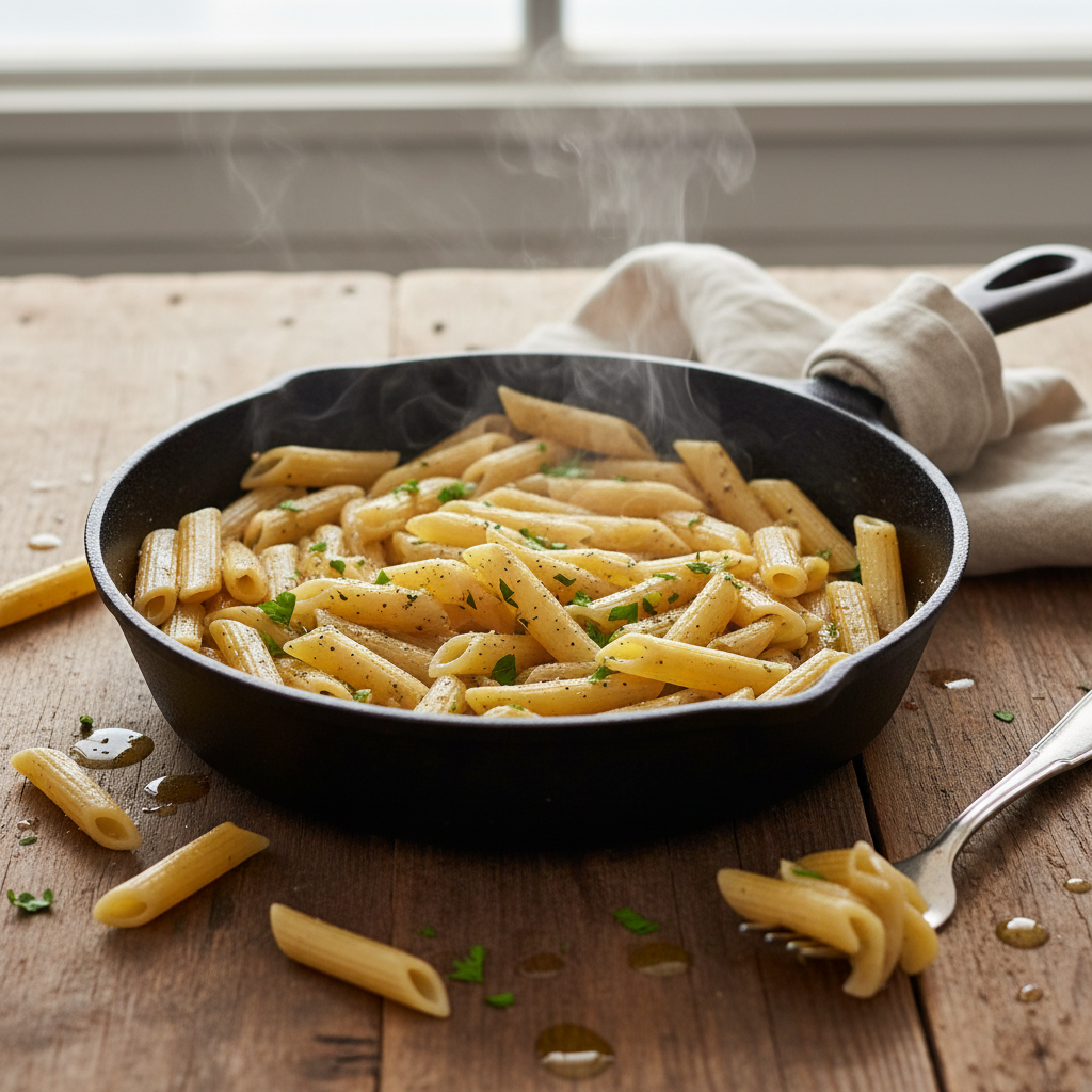 Penne poêlée simplissime
