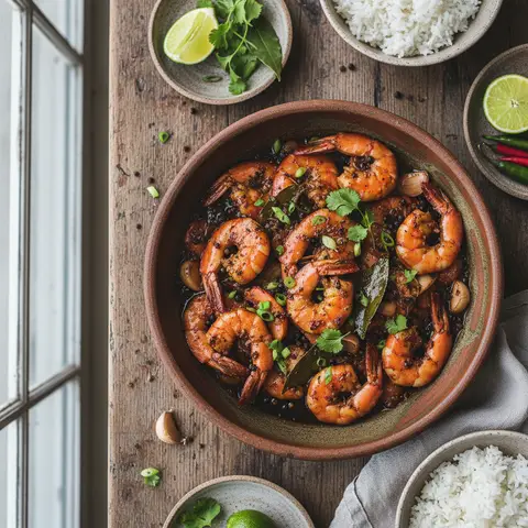 Philippine-Style Shrimp Adobo