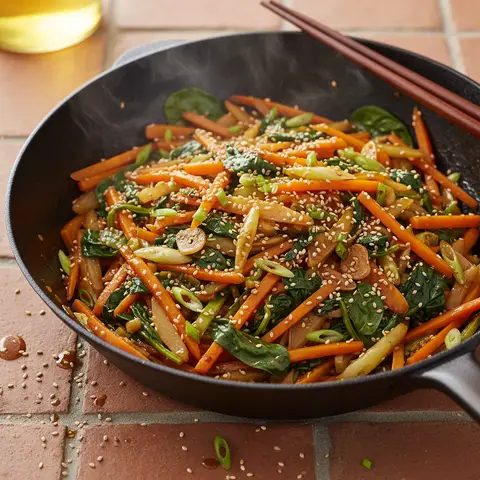 Gemüse-Wok asiatisch
