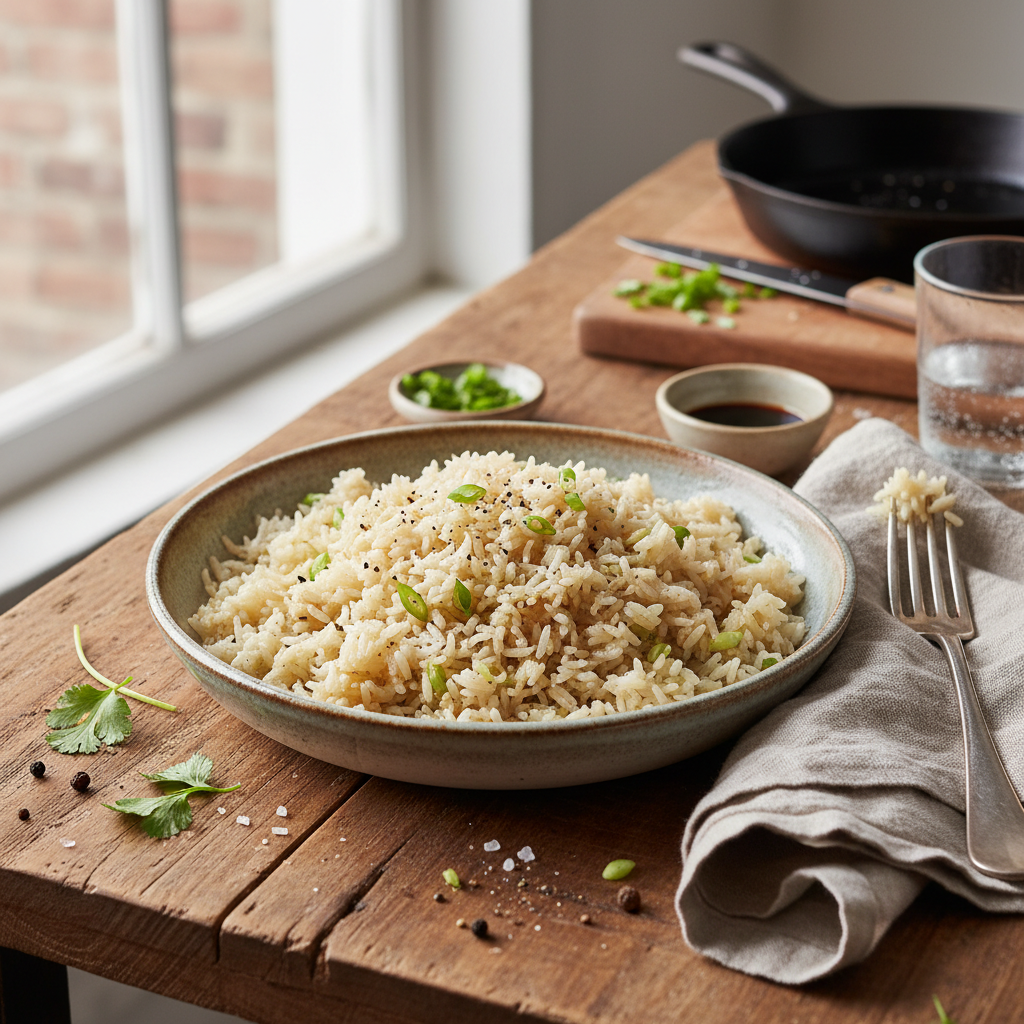 Riz sauté simple