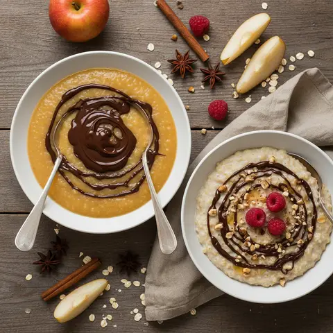 Homemade Fruit Compote and Indulgent Porridge
