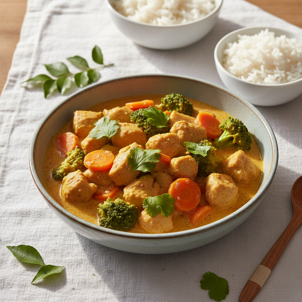 Curry de Poulet aux Légumes
