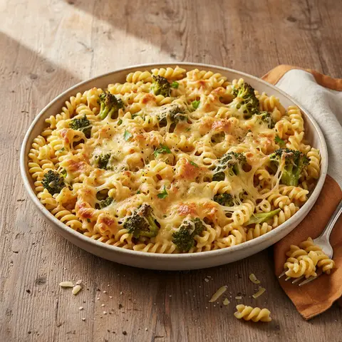 Nudeln mit Gruyère und Brokkoli