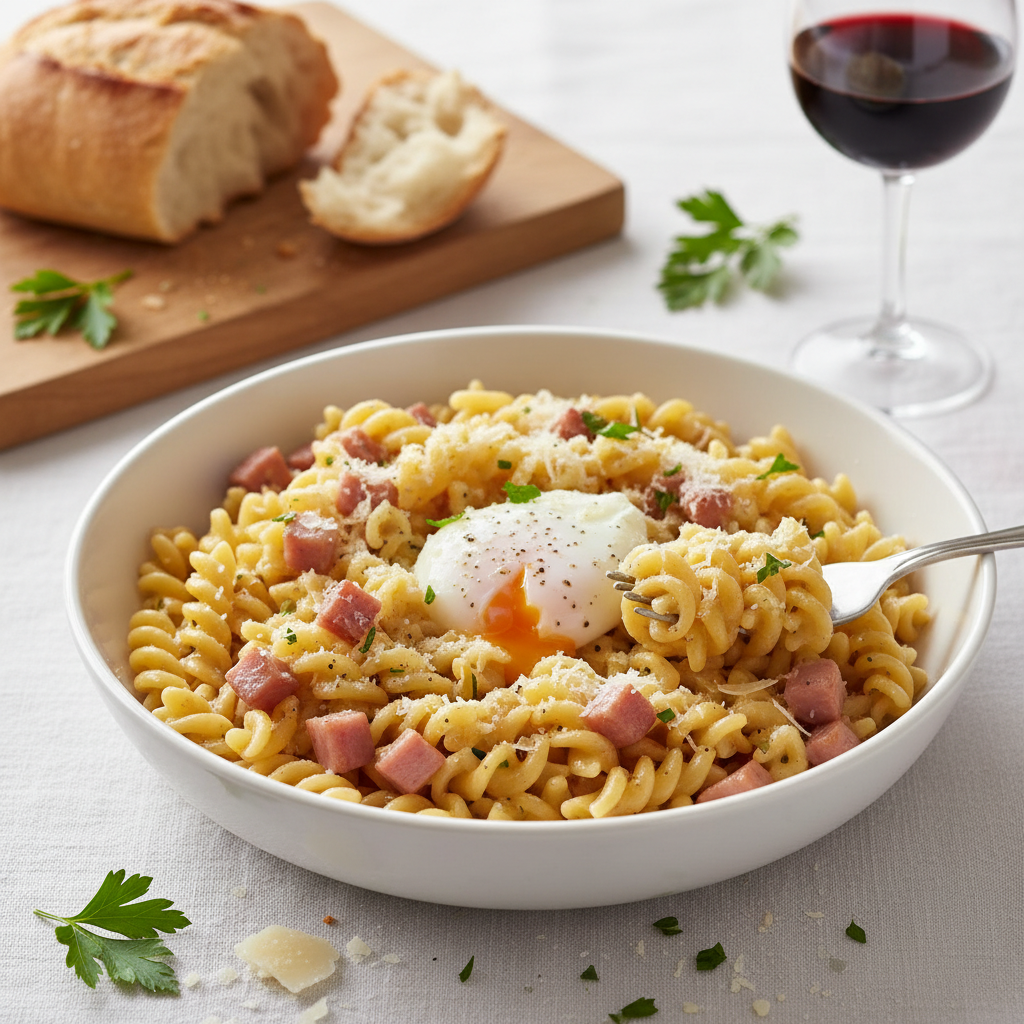 Pâtes Carbonara Simplifiée